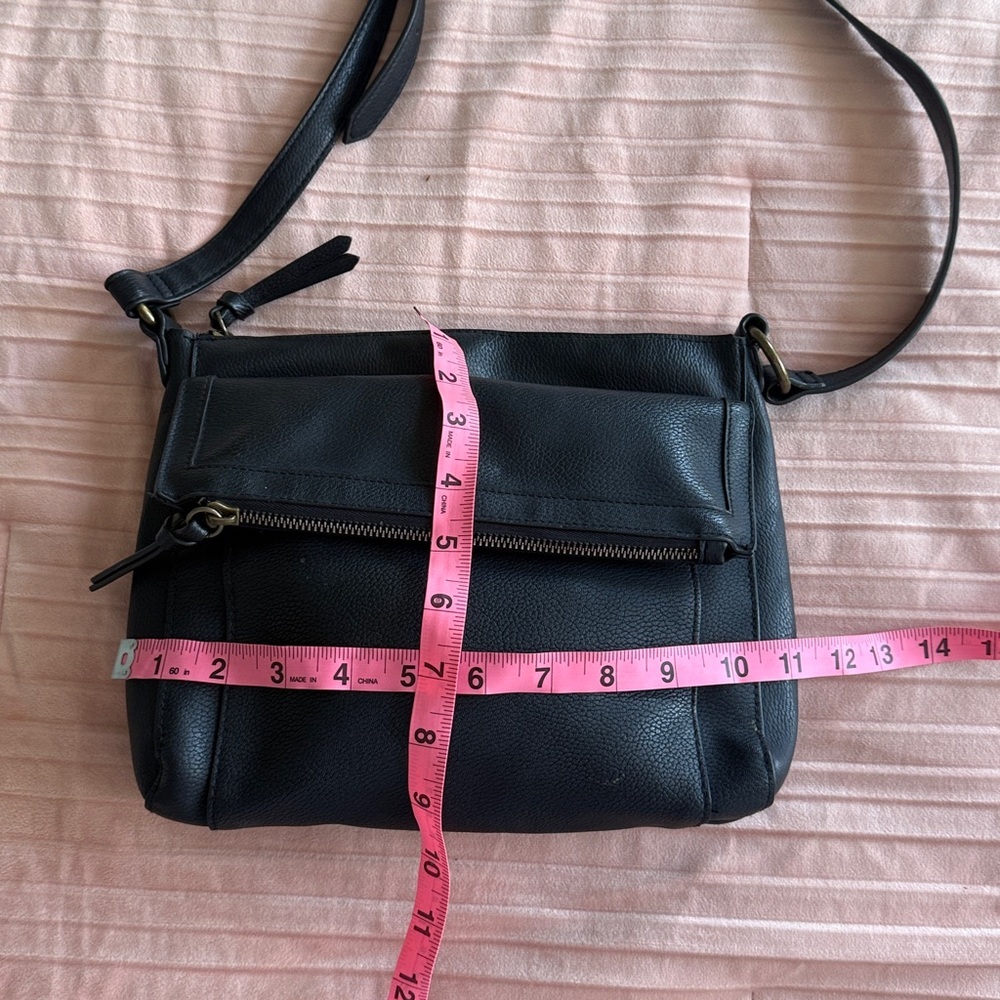 Sonoma Black Crossbody Wallet Bag with Zip Detail - Picture 7 of 7